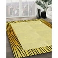 thumbnail image 2 of Ahgly Company Indoor Square Patterned Dark Golden Rod Brown Area Rugs, 8' Square, 2 of 6