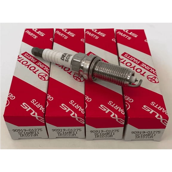 TOYOTA OEM FACTORY IRIDIUM SPARK PLUG SET 2009-2016 COROLLA 90919-01275 x4