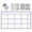 Blue, variant on Extra-Large Dry Erase Calendar - 55x34 inch Large Undated Wall Calendar, with 4 Erasable Markers, Double-Sided Stickers and Elegant Labels, for Home Offices, Minimalist Monthly Planning