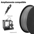 thumbnail image 2 of Filamento para impresora 3D Zonar FIL3D-G Color Gris Carrete De 1 Kg, 2 of 6