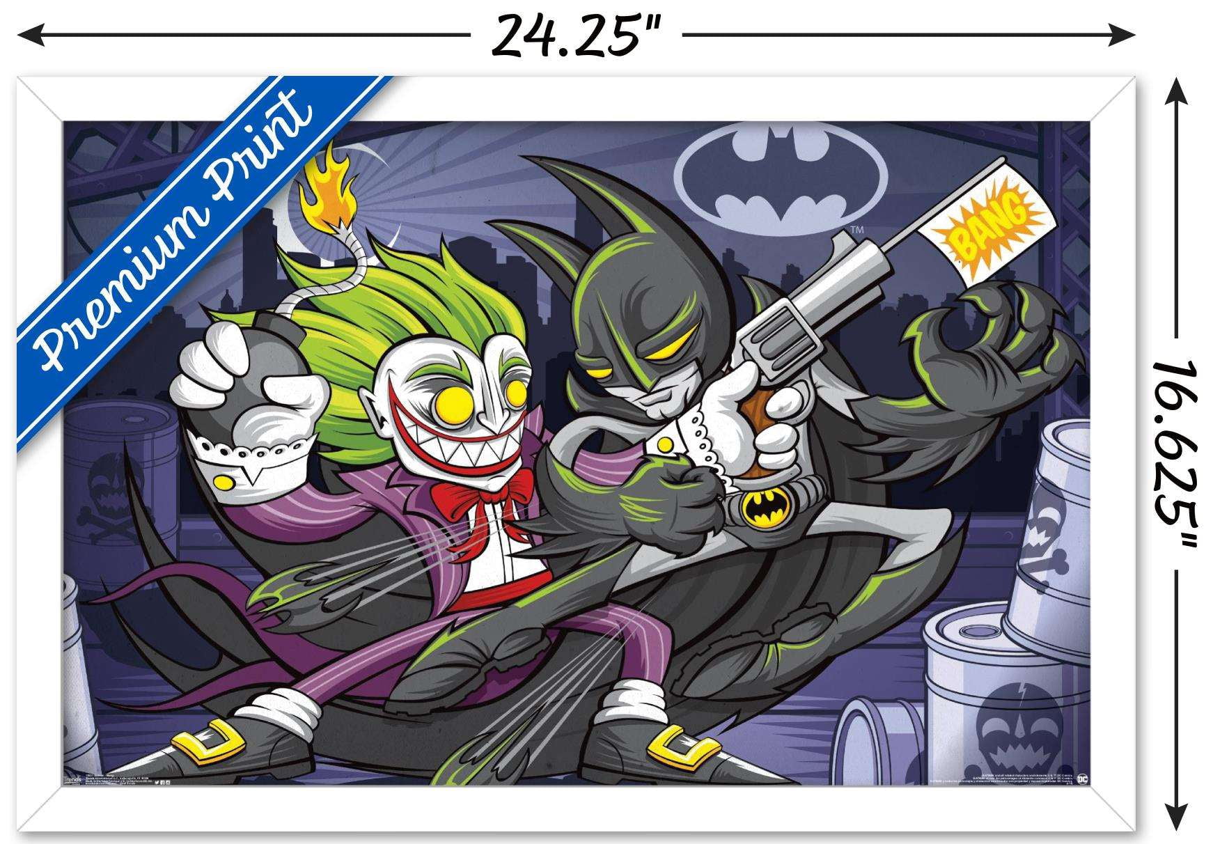 DC Comics - Batman - Bang Wall Poster, 14.725" x 22.375", Framed
