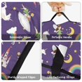 thumbnail image 6 of Princess and Castle Purple Pattern Teens Toddler Nap Mat with Pillow, Sleeping Mat Bag for Preschool Daycare 60"x20", 6 of 6