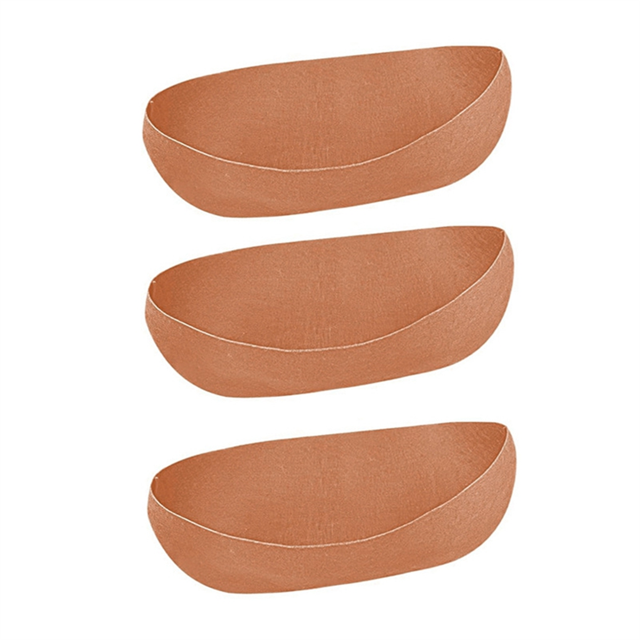 3Pcs Hanging Basket Lining Trough Planter Liner Accessory Foldable Window Box Liners Felting for Porch Eaves 30inch