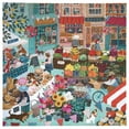 thumbnail image 3 of eeBoo Piece & Love: English Green Market - 1000 Piece Puzzle - Adult Square Jigsaw, 23x23", Includes Image Reference Insert, High-Quality Pieces, 3 of 7