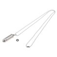 thumbnail image 1 of Collar con Colgante de Titanio Zulema para Pastillero con Cadena de Acero Inoxidable, 1 of 8