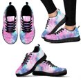 thumbnail image 1 of Zapatillas deportivas de moda con diseño de universo estelar, cómodas y transpirables, con cordones, informales y planas., 1 of 6