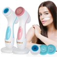 thumbnail image 2 of 25-26 Electric Silicone Facial Cleansing Brush, Waterproof, Rechargeable, Deep Pore Cleaning, Skin Massage for Daily Use, Beauty Tool, 2 of 5