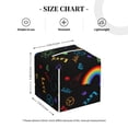 thumbnail image 4 of Fuzoiu Cartoon Pride Lgbt Print Tissue Box Cover Holder, Square Leather Tissue Box,PU Leather Decorative Organizer for Tabletop, Bathroom, Car, Office, 4 of 7