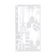 thumbnail image 4 of Cuadros Decorativos Regla de encaje A6 plantilla para álbum de recortes herramienta de Wdftyju dibujo para álbum de fotos DIY, 4 of 9