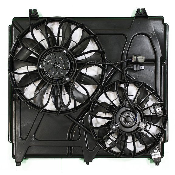 Agility Auto Parts 6023110 Dual Radiator and Condenser Fan Assembly for Kia Specific Models