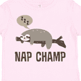 thumbnail image 4 of Inktastic Sloth Nap Champ New Baby Boys or Girls Toddler T-Shirt, 4 of 5