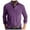 Purple, variant on Male Autumn And Winter Solid Color Lapel Long Sleeve Button Neck Striped Oversized T Shirt Top T Shirts plus Size Men Men T Shirts Graphic Pack Big & Tall Shirts for Men Hooded T Shirts for Men Man