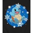 thumbnail image 3 of Pokémon - Squirtle and Snowflakes - Men's Crew Fleece Sweatshirt, 3 of 5