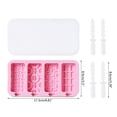 thumbnail image 3 of Silicone Ice Cream Mold Cheese Sticks Mould Ice for Pop Molds Kitchen Gadget Popsicles Mold DIY Kitchen Accessories 2 Co Pink, 3 of 4