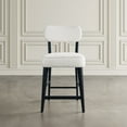 thumbnail image 4 of Wes Mid-Century Modern Boucle Upholstery Counter Barstool (Set of 2), 4 of 11