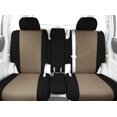 thumbnail image 2 of CalTrend Center 40/20/40 Split Back & 60/40 Cushion Faux Leather Seat Covers for 2014-2015 Toyota Land Cruiser - TY508-06LB Beige Insert with Black Trim, 2 of 3