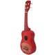 thumbnail image 3 of Guitarra de patrón único, ukelele de 21 pulgadas con tienda, guitarra hawaiana, instrumento musical, durabilidad probada en el tiempo, 3 of 8