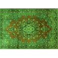 thumbnail image 1 of Ahgly Company Indoor Rectangle Persian Green Traditional Area Rugs, 4' x 6', 1 of 1