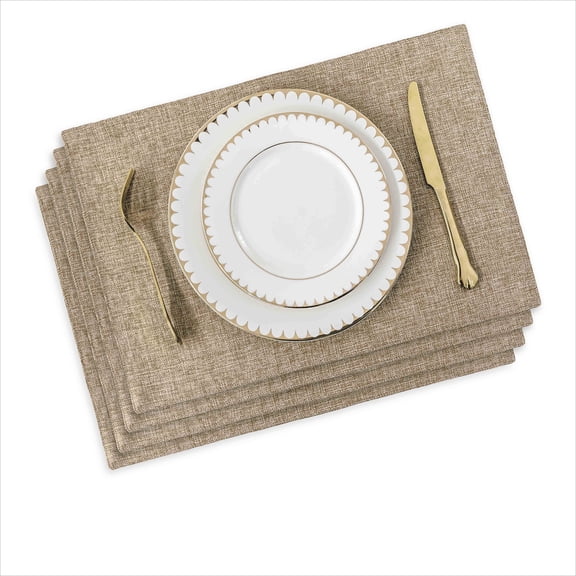 Linen Placemats Heat Resistant Dining Table Cloth Place Mats Kitchen Table Mats Placemats Table .