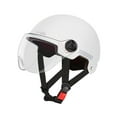 thumbnail image 4 of DYNWAVECA Helmet Half Face Helmet Comfortable to Wear Lightweight Summer Breathable Soft Skin Friendly Lining Riding Helmet White, 4 of 10