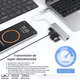 thumbnail image 3 of Adaptador Hub Ethernet Rj45 Red Lan Usb C 3 Usb3.0 Gris, 3 of 5