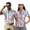 American Flag, variant on Glitter Matching Couple Outfits His and Hers Clothing Mens Golf Shirts Quick-Dry Print Workout Tops and Women's Golf Short Sleeve Shirts 1/4 Zip Up T Shirt Sports Tops