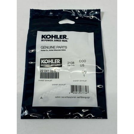 Kohler 22 041 08-S Exhaust Gasket