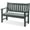 Dark Grey, variant on Outdoor Bench, 2-Person Garden Bench, Poly Lumber Patio Bench for Outdoors, Porch, and Park (Brown)