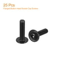 thumbnail image 3 of Flanged Button Head Socket Cap Screws, 25 Pack M5x20mm 304 Stainless Steel Bolts, 3 of 5