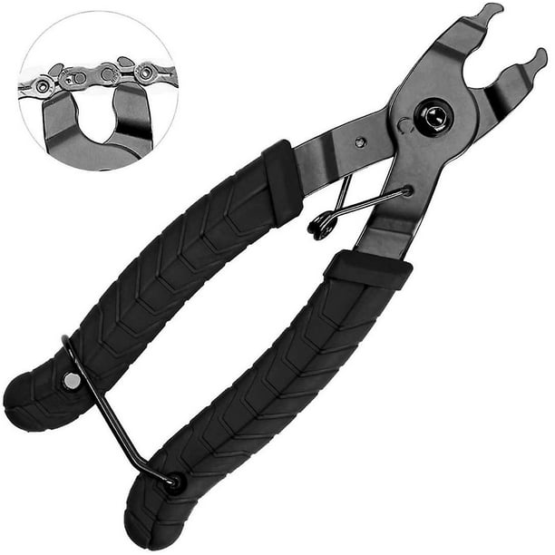 Tensor de cadena, Herramienta de cadena de bicicleta 2 en 1 de apertura y cierre de la herramienta de abrir y cerrar, fácil con portable tensor de cadena alicates para carretera Mtb Feliz Sencillez