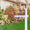 thumbnail image 7 of Bingfone Pastoral Sunflower Corgi Magnetic Mailbox Cover Standard Size for Garden Yard Outdoor Decorations-25.5x21 in, 7 of 7