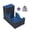 Blue, variant on Premium Dices Tower Organizers Includes Flannel Bag for Tabletop Enthusiasts