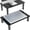 Black, variant on 2 Pack Computer Monitor Riser With Height Adjustable Multi Media Desktop Stand For Flat Screen Lcd Led Tv Laptop/notebook/xbox One