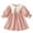 Pink, variant on Odeerbi Toddler Girls Long Sleeve A-Line Dress Spring Summer Cute Ruffle Princess Dresses Solid Color Sweet Point Collar Lantern Sleeve Dress Toddler Girls Clothes