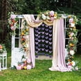 thumbnail image 4 of Xiao Hua 2 guirnaldas decorativas colgantes de mariposas de papel 3D para bodas, baby showers, cumpleaños y decoración temática, 118 pulgadas de largo, color morado., 4 of 4