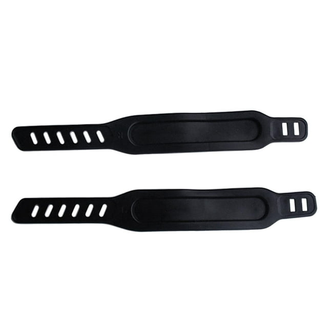 Correas universales para pedales de bicicleta estática, longitud , 1 par de bandas fijas, cinta para bicicleta, gimnasio en casa, ciclo, Macarena correas para pedales de bicicleta