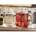 thumbnail image 3 of Juego de 6 Tarros Frascos estilo Mason Jar Vintage Vidrio Labrado 480 Ml Color Transparente Sin tapa para Bebidas y Jugos, 3 of 5