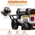 thumbnail image 4 of 24V Kids Ride on Truck, 2 Seater Electric Ride on Car with Remote Control 4 X 45W Powerful Engine, 4WD/2WD Switchable Ride on Toy with Headlight, 4 of 7