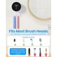 thumbnail image 6 of Toothbrush Sanitizer and Holder Holders for Bathroom Tooth Brush Wall-Mounted Cleaner Organizer with Auto-Inductive Cover Air Drying Fits Most Electric Manual Kids’ Toothbrushes, 6 of 6