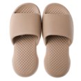 thumbnail image 1 of Bathroom Slippers Solid Color: Simple Thick Sole Household Sandals Shower Slides, 1 of 3
