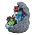 thumbnail image 5 of Whimsical Baby Dragons Mini Figurines With LED Faux Geode Crystal Display Set, 5 of 9