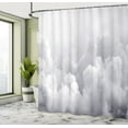 thumbnail image 4 of Ambesonne Grey Shower Curtain, Dark Clouds Moody Sky, 69"Wx70"L, Grey, 4 of 4