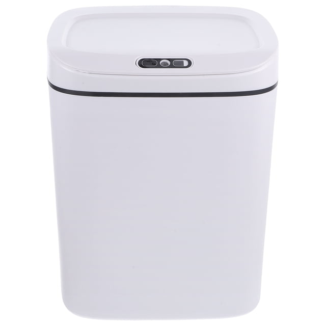 1Pcs Bathroom Trash Can Touchless Operation Odor Control Plastic Rectangular for Home Use