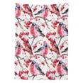 thumbnail image 3 of Ambesonne Nature Tablecloth Rectangular Table Cover, Birds Branches Berries, 60"x84", Grey Grey Red, 3 of 4
