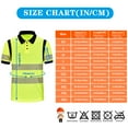 thumbnail image 5 of A-SAFETY high visibility Reflective Safety Polo Shirts security Polo Shirt, 5 of 6