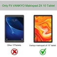 thumbnail image 2 of Mignova for Vankyo Matrixpad z4/Z4 Pro Case,Shockproof Dropproof Hybrid Rugged Armor Build in Kickstand Full Body Protective Case for Vankyo Matrixpad z4/Z4 Pro 10 Inch Tablet (Black/Blue), 2 of 6