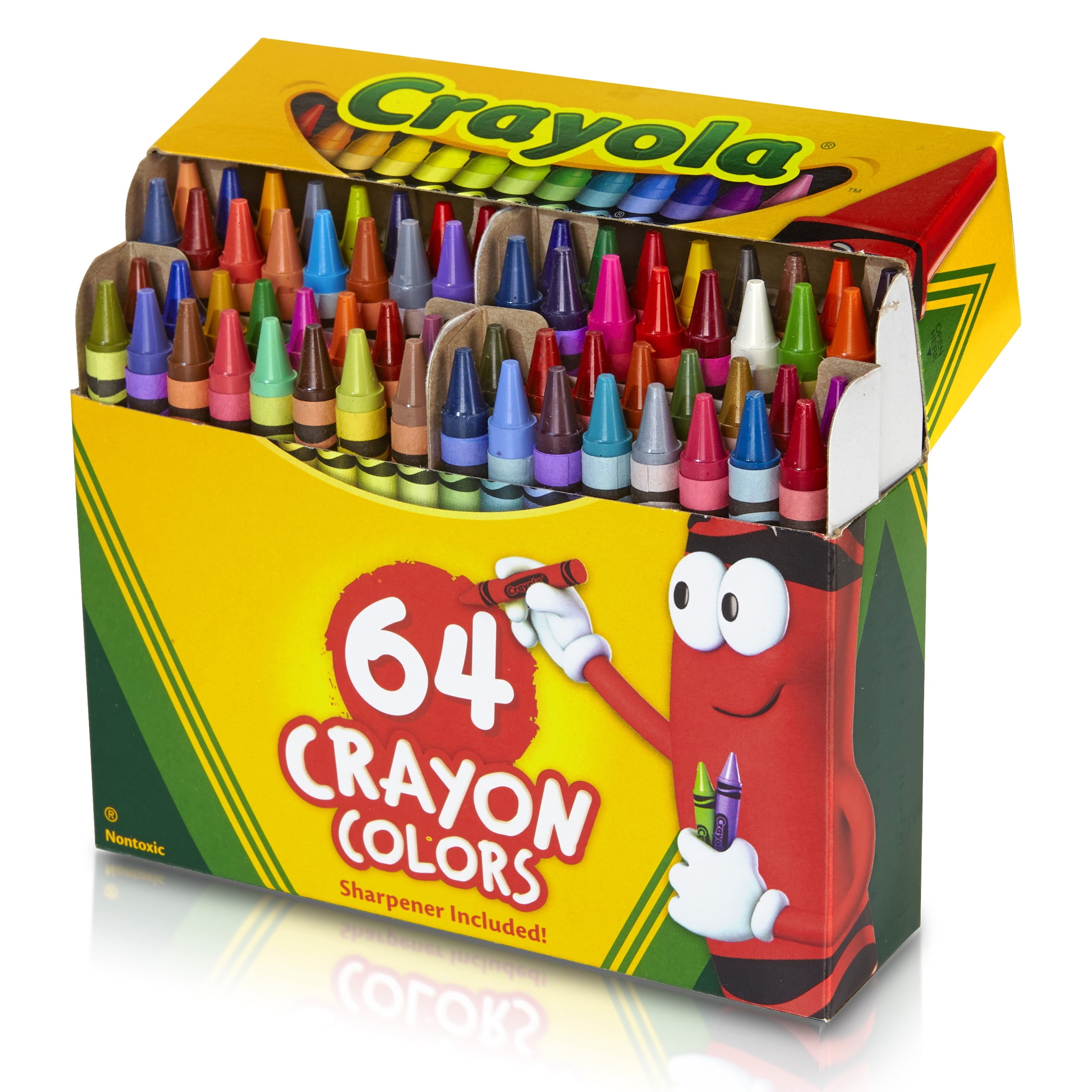 Crayola Crayons, Regular Size, 64 Per Box, 3 Boxes