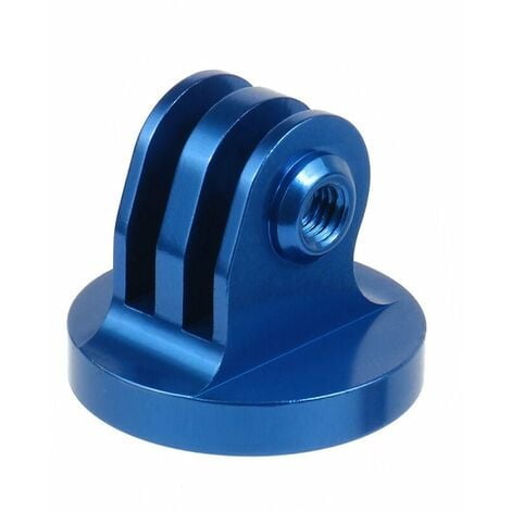 Adaptador de trípode de cámara de metal Zhivalor Compatible GoPro Hero9/8/7/6/5 Azul