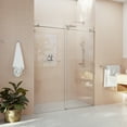 thumbnail image 2 of Eclipse 60 in. x 78 in. Fully Frameless Glass Sliding Shower Doors, 2 of 10