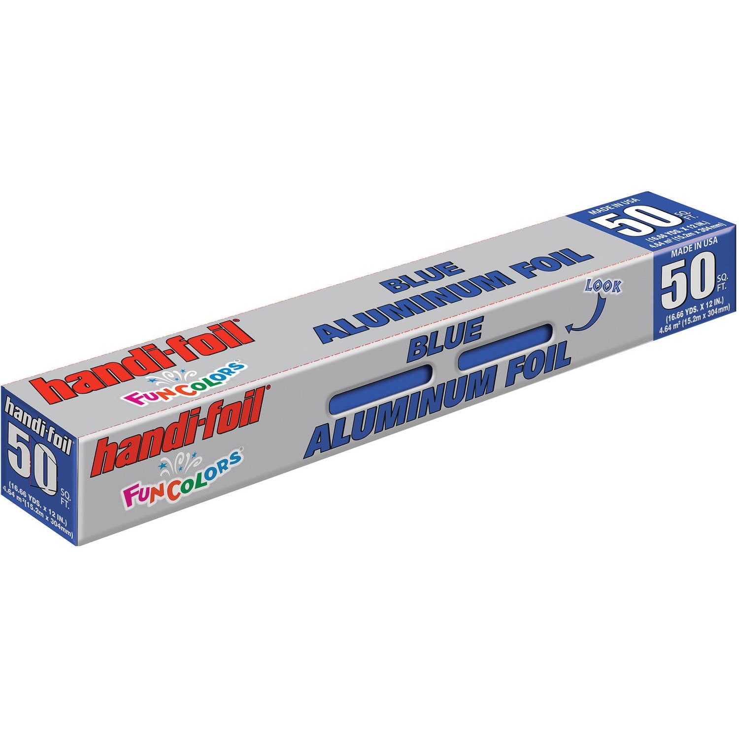 HandiFoil Blue Aluminum Foil, 50 sq ft
